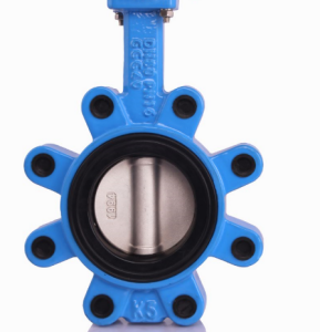 완전 러그형 PN16 및 PN25 이중 조절 버터플라이 밸브